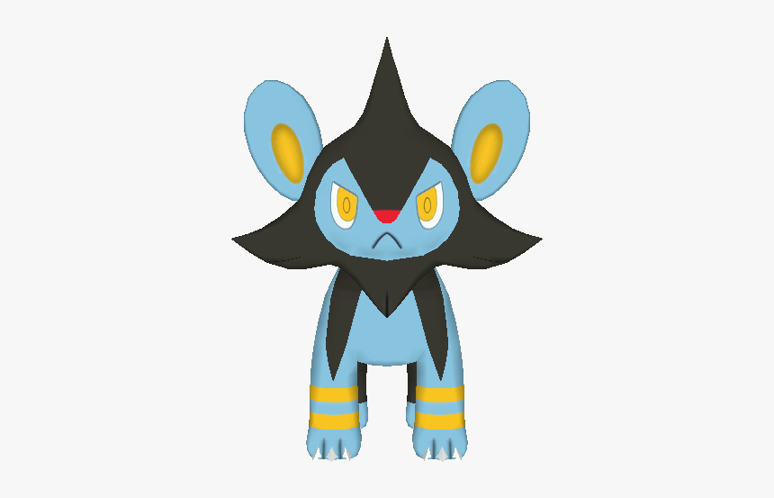 Download Zip Archive - Pokemon Luxio 3d Model, HD Png Download, Free Download