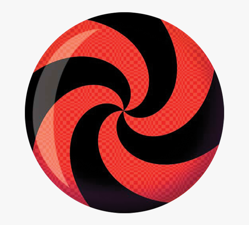 Brunswick Spiral Red/black Viz-a-ball Bowling Ball, HD Png Download, Free Download