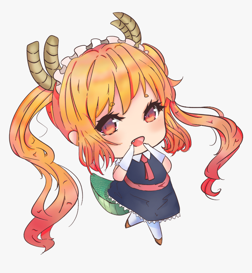 Chibi Dragon Maid Transparent, HD Png Download, Free Download