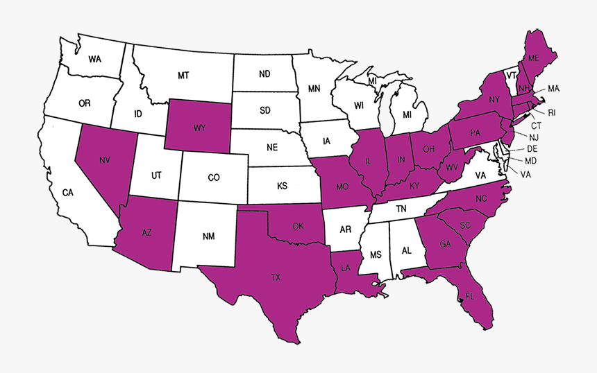 Service Area Map - Mexican Botulism Outbreak 1977, HD Png Download, Free Download