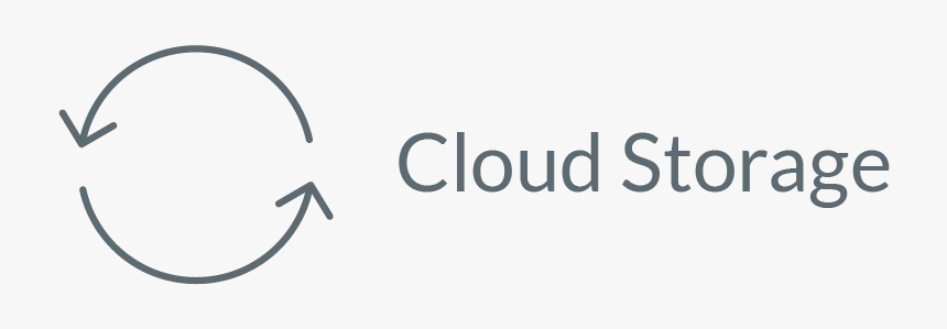 Smartbid Features Cloud Storage Icon - Circle, HD Png Download, Free Download