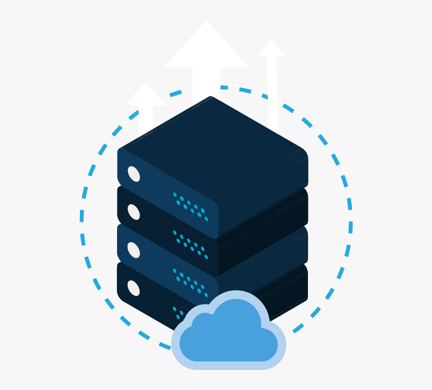 Global Cloud Storage At Emc Racks - Illustration, HD Png Download, Free Download