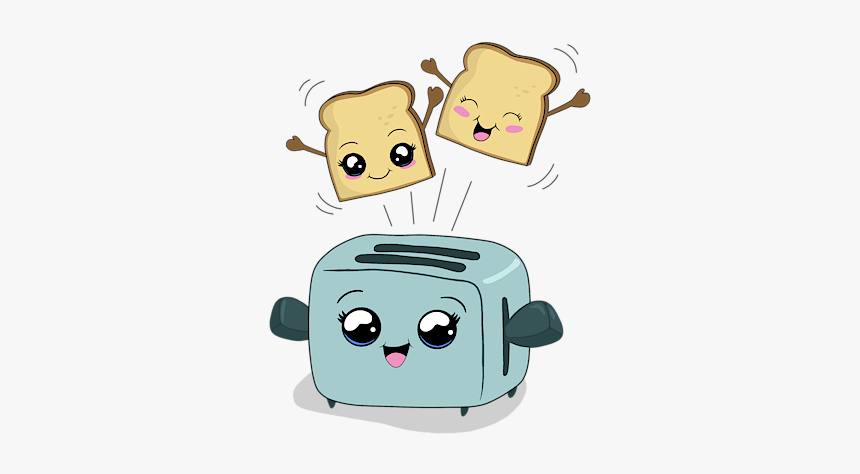 Cute Kawaii Toaster, HD Png Download, Free Download