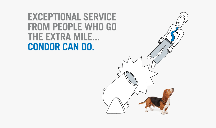 Execeptional Service From People Who Go The Extra Mile - Estonian Hound, HD Png Download, Free Download