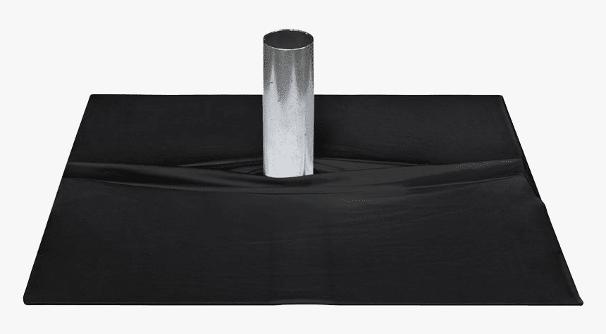 Pipe And Drape Usa 18” X 18” / Black Base Cover - Pipe And Drape Base Covers, HD Png Download, Free Download