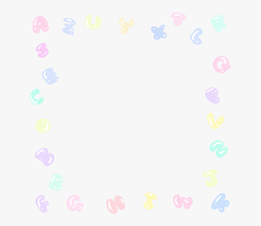 border cute kawaii agere ageregression alphabet circle hd png download kindpng border cute kawaii agere