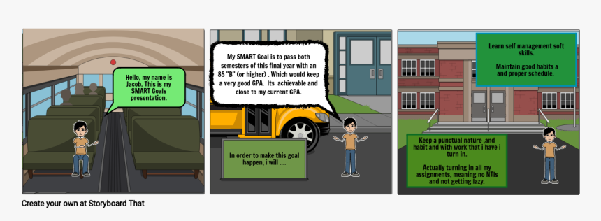 Gambar Story Board Bis Sekolah, HD Png Download, Free Download