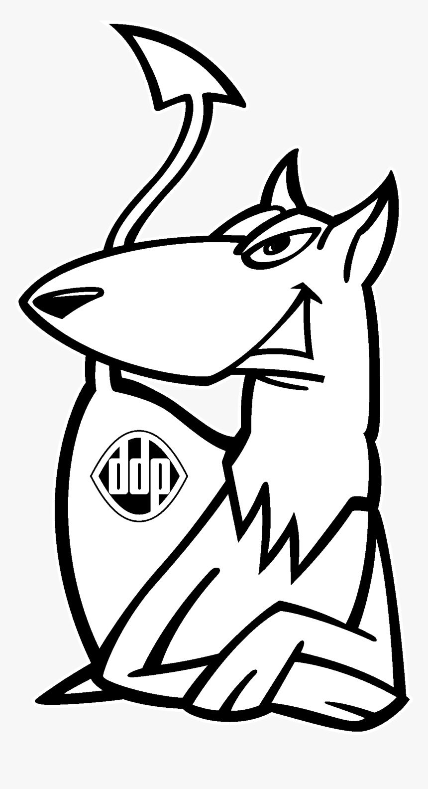 Ddp Logo Black And White - Cartoon, HD Png Download, Free Download