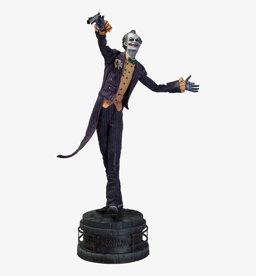 Joker Arkham Asylum Sideshow Statue, HD Png Download, Free Download