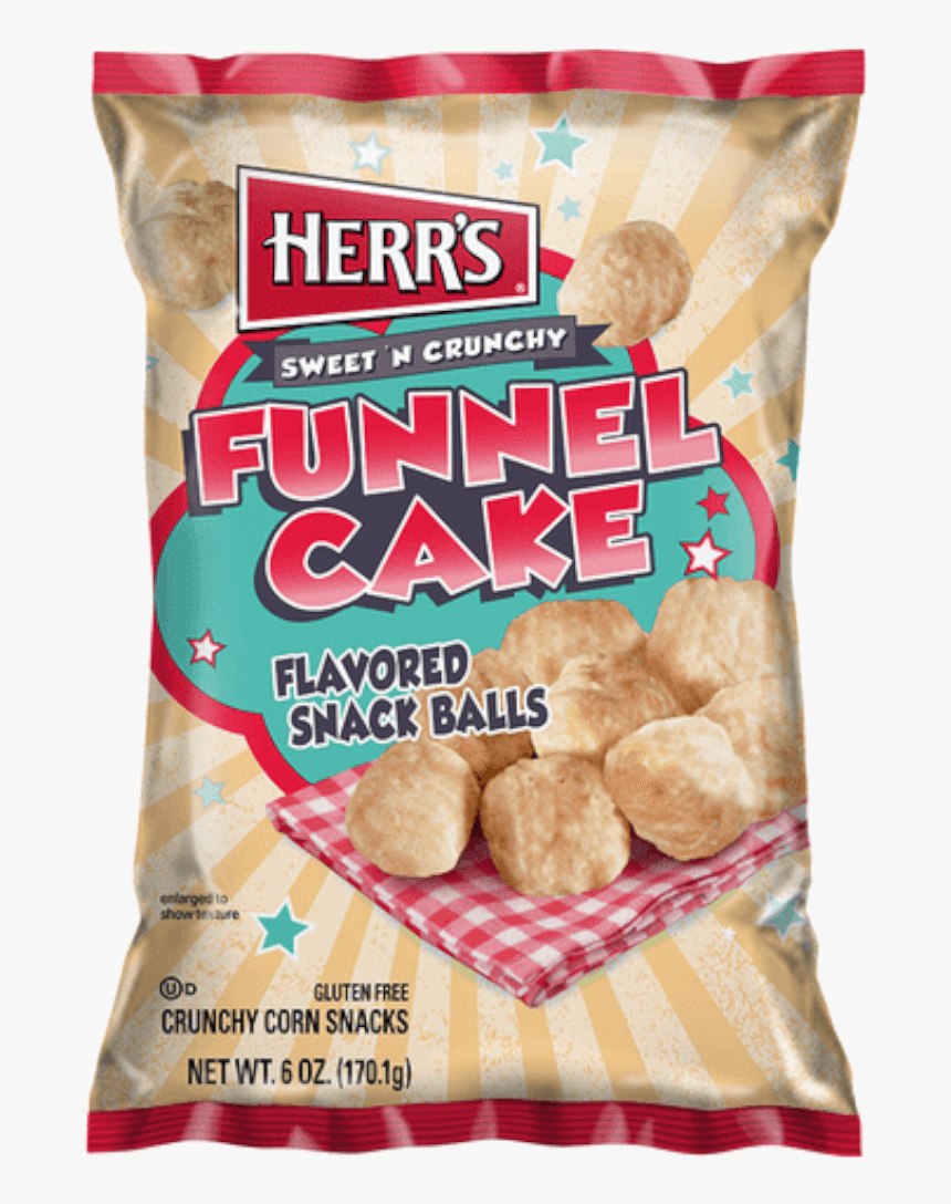 Herr's Funnel Cake Flavoured Snack Balls, HD Png Download, Free Download