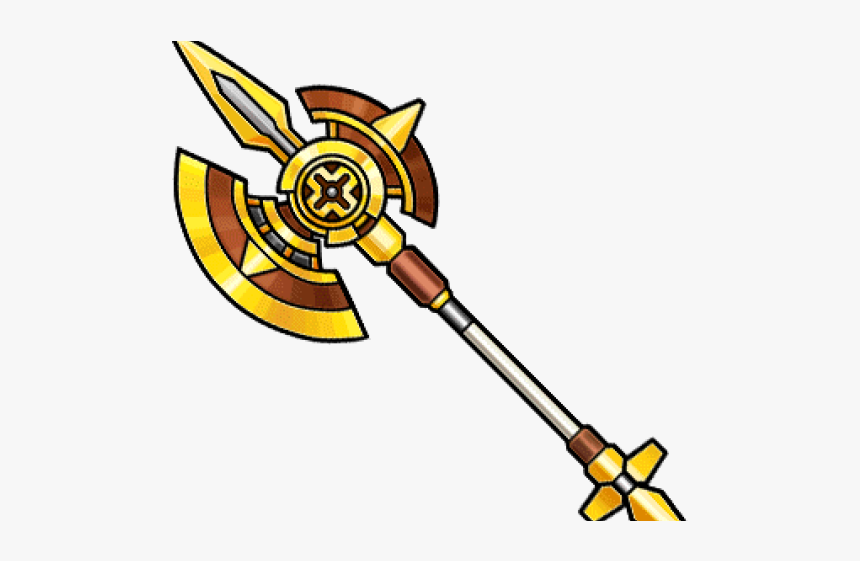 Halberd Clipart Golden, HD Png Download, Free Download