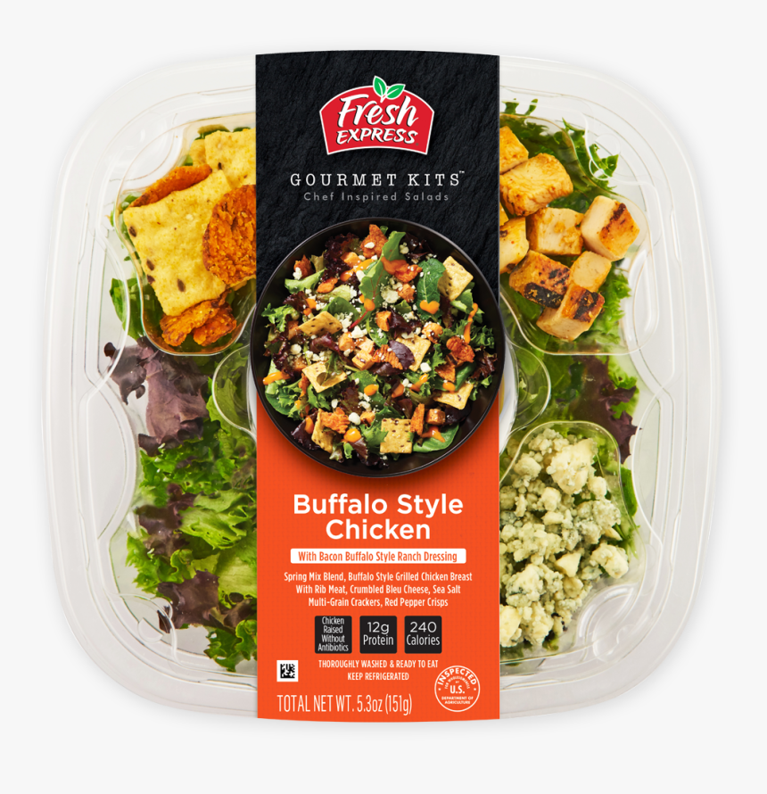 Buffalo Style Chicken Gourmet Kit - Fresh Express Salad, HD Png Download, Free Download