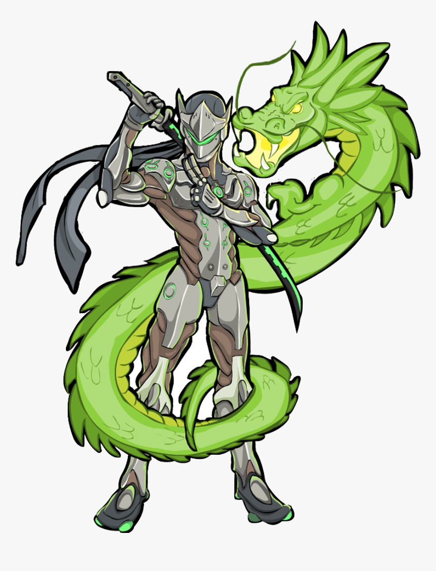 Transparent Genji Png - Genji Overwatch Drawing, Png Download, Free Download