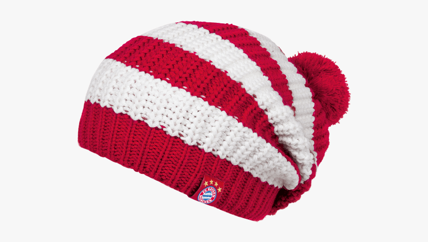 red and white stripe beanie