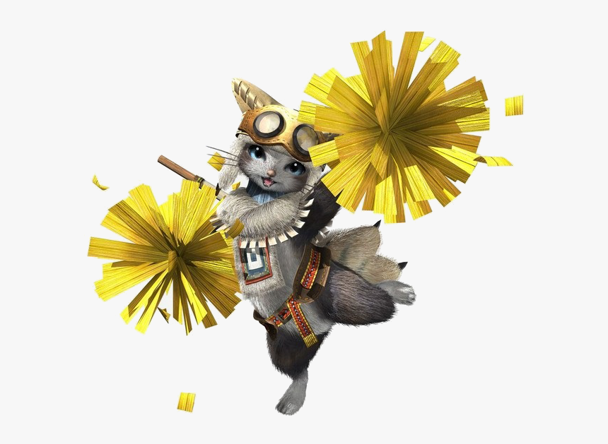 Mhgen-palico Equipment Render - Monster Hunter Generations Palico, HD Png Download, Free Download