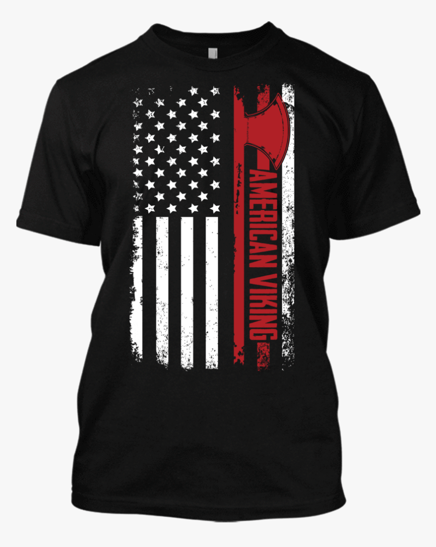 American Viking Axe Flag T-shirt - Trump 2020 American Flag Shirt, HD Png Download, Free Download