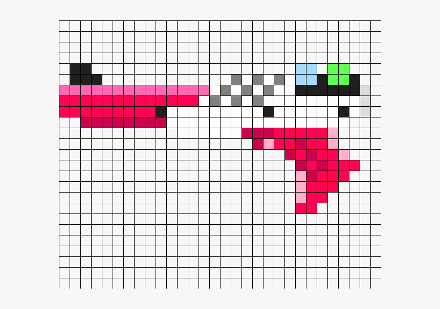 Arcade Miss Fortune Gun - Cat On Graph Paper, HD Png Download, Free Download