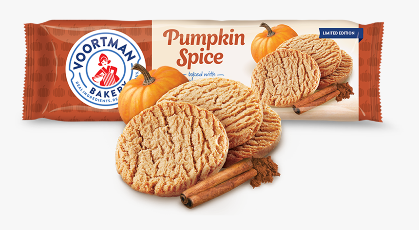 Pumpkin Spice Cookies - Voortman Pumpkin Spice Cookies, HD Png Download, Free Download