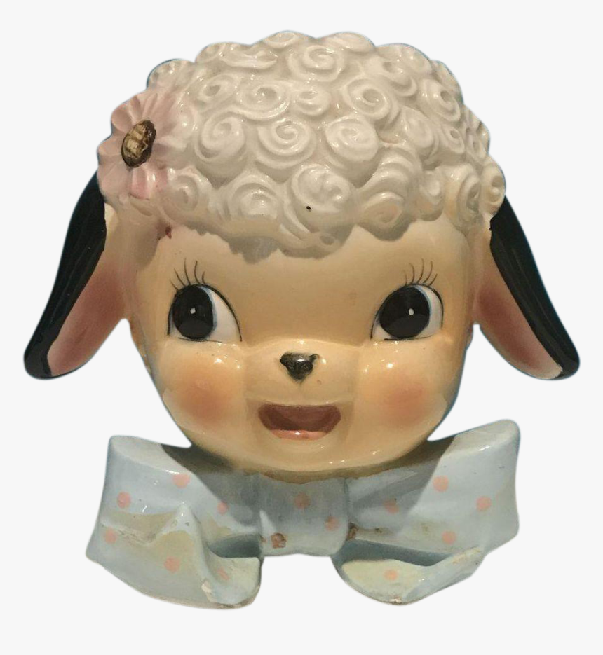 Baby Lamb"s Head Vase By Dickson - Figurine, HD Png Download, Free Download