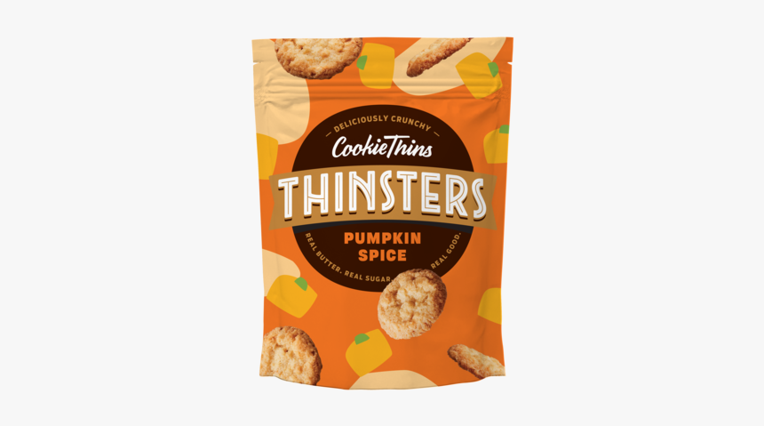 Pumpkin Spice Cookie Thins - Cookie Thins Thinsters, HD Png Download, Free Download