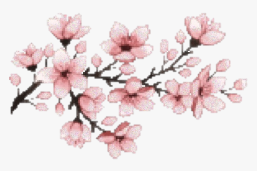 Cherry Blossoms Sakura Pink Flowers Aesthetic GIF, png gif aesthetic