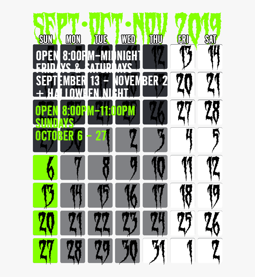 Dates & Hours Of Operation - Graphic Design, HD Png Download, Free Download