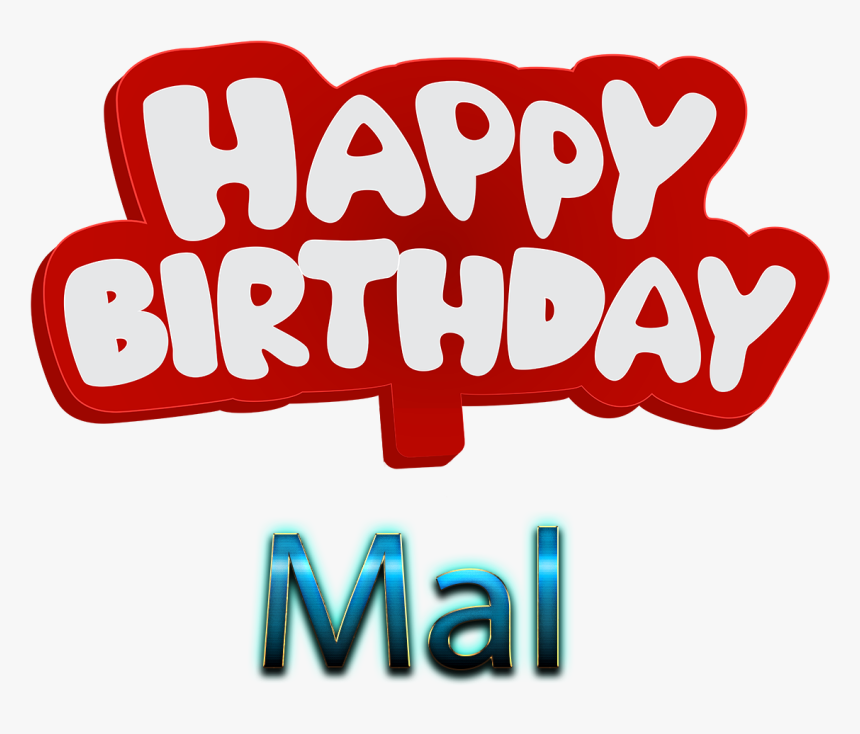 Mal Happy Birthday Name Png - Happy Birthday Bittu Png, Transparent Png, Free Download