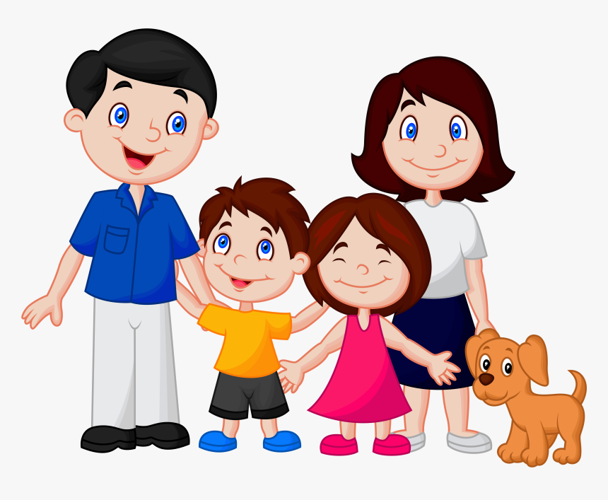 Clip Art Png Melonheadz Pinterest - Happy Family Cartoon, Transparent