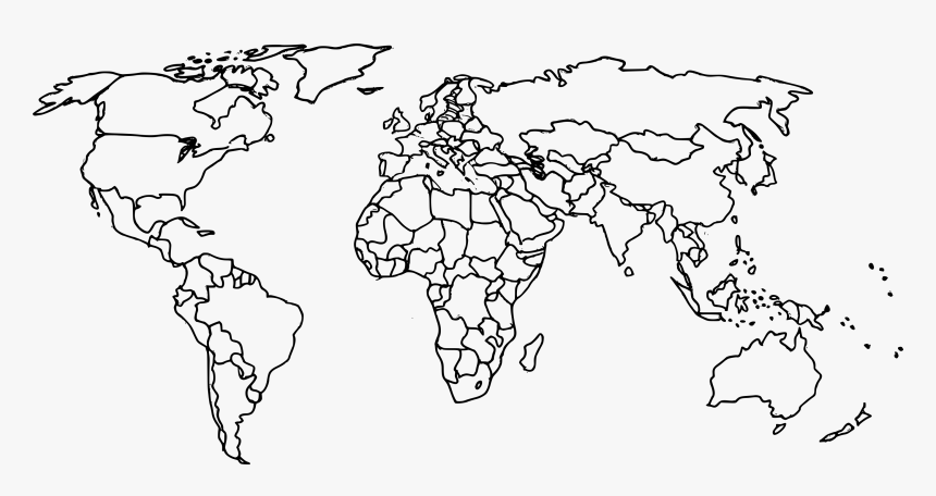 World Map Blank Outline Countries