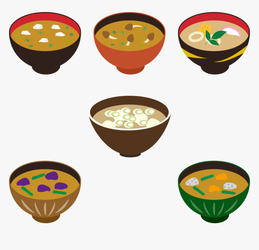 Cuisine,food,tableware - Miso Soup Clipart, HD Png Download, Free Download