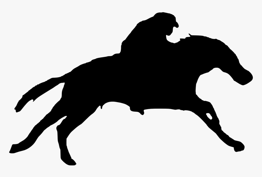 Silhouette Man On Horse, HD Png Download, Free Download