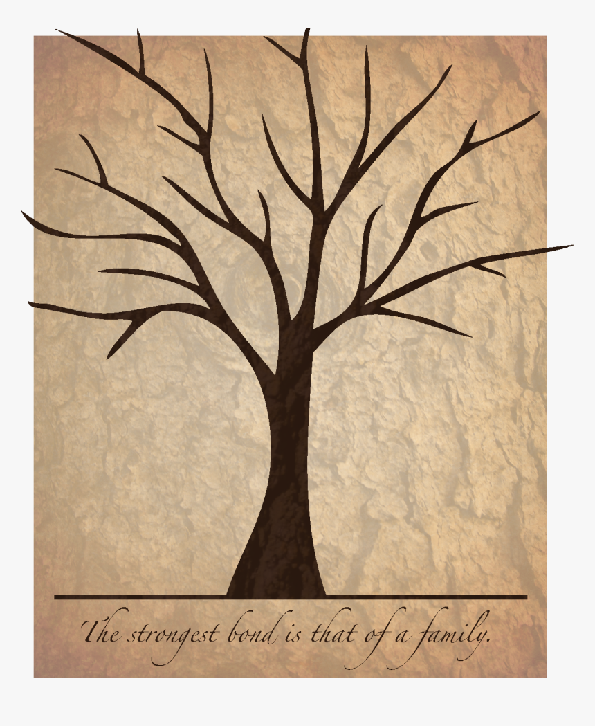 Family Tree With Finger Prints, HD Png Download, Free Download
