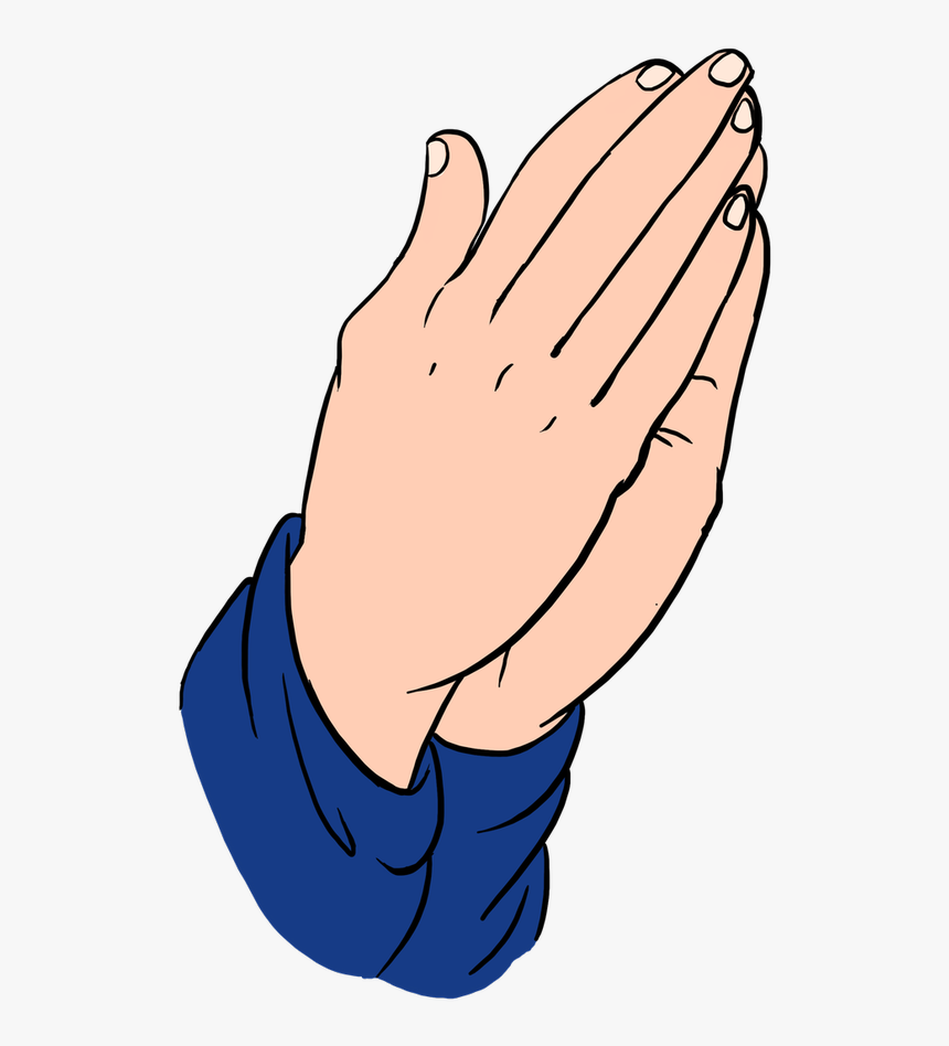 How To Draw Praying Hands Praying Hands Drawing Easy Hd Png Download Kindpng