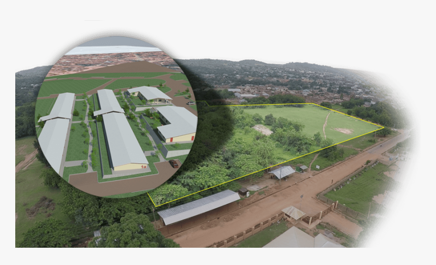 Ecwa School Of Nursing Future Site - Aerial Photography, HD Png Download, Free Download