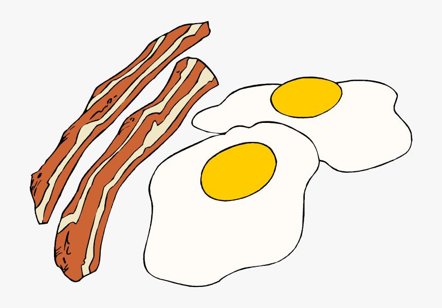 Bacon Day A Particularly Specific Gift-giving Occasion - Bacon And Eggs Cartoon, HD Png Download, Free Download