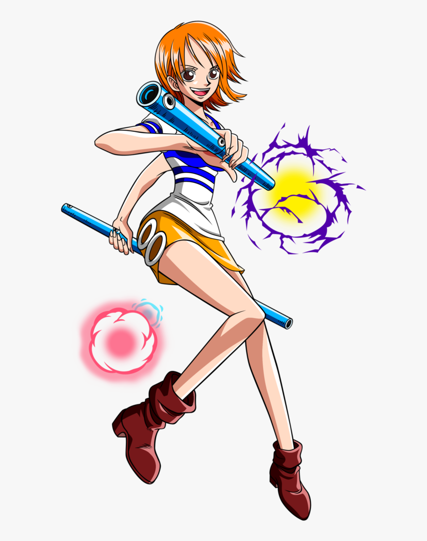 Nami Clima Tact Hd Wallpaper - One Piece Nami Fighting, HD Png Download ...