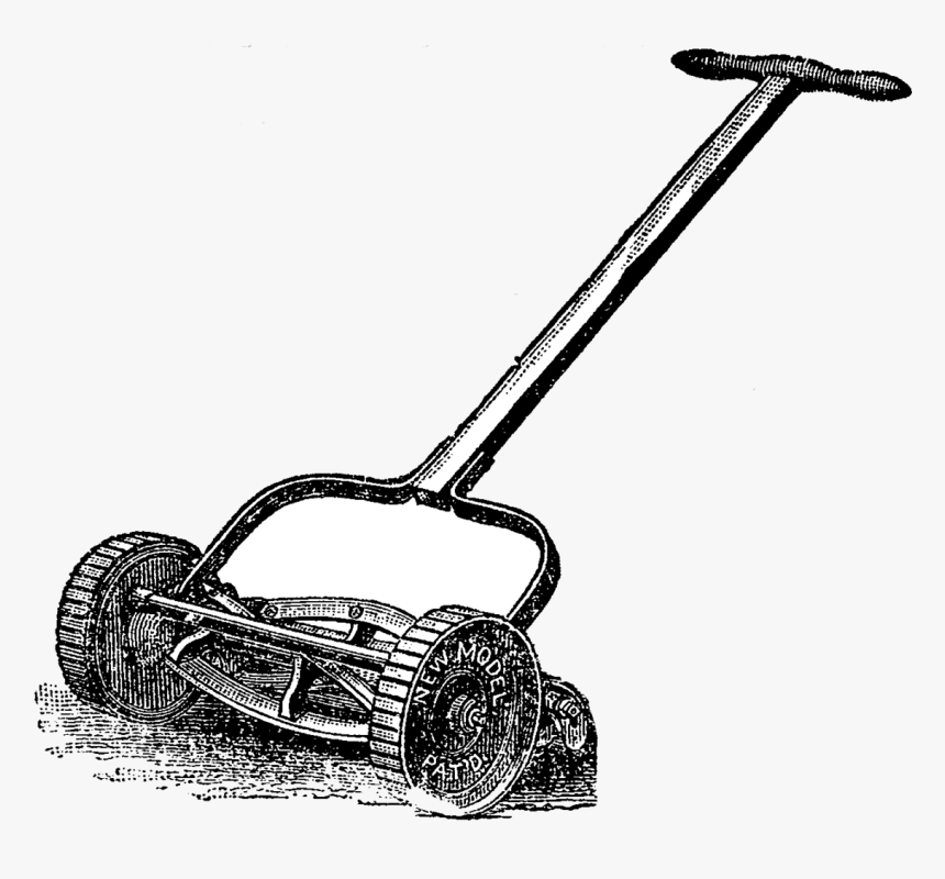 Transparent Lawn Mower Clip Art - First Lawn Mower, HD Png Download, Free Download