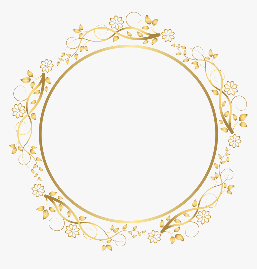 Flower Circle Border Clipart , Transparent Cartoons, HD Png Download, Free Download