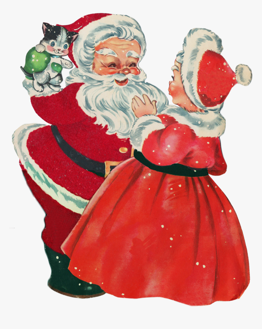 Transparent Mrs Claus Png - Santa And Mrs Claus Png, Png Download, Free Download