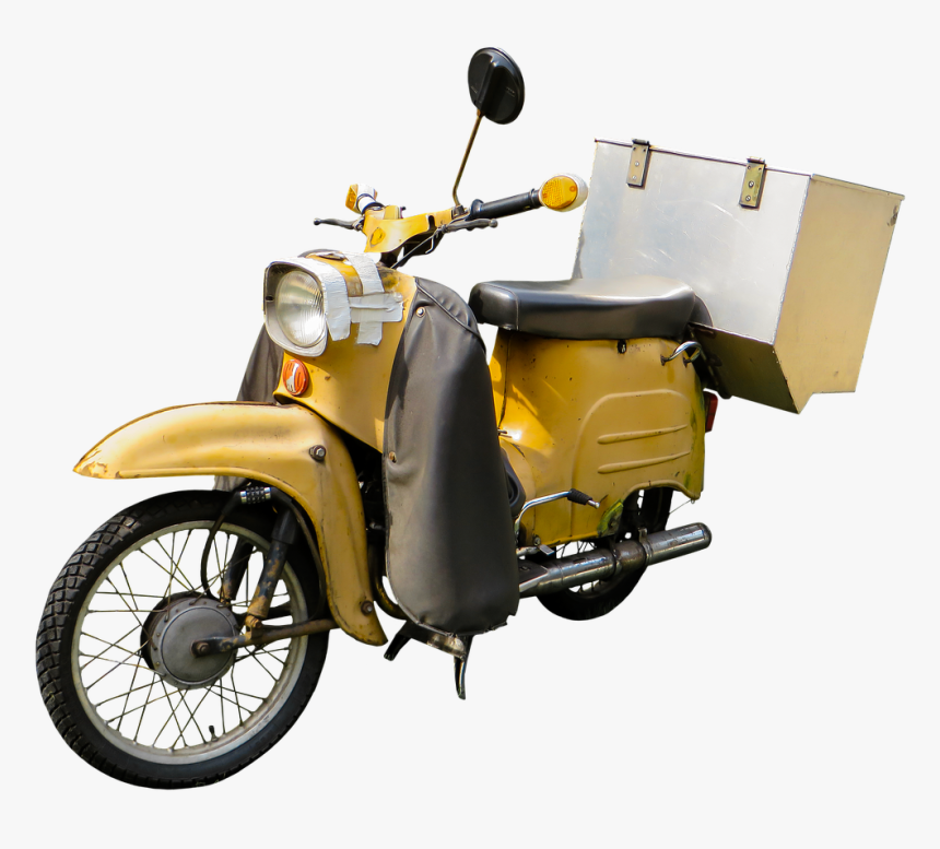 Old Moped Transparent, HD Png Download, Free Download