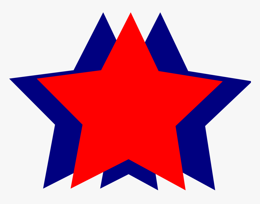 Red White And Blue Stars Clipart - Red And Blue Stars Clipart, HD Png Download, Free Download