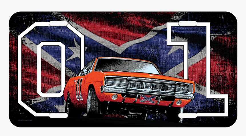 General Lee License Plate, HD Png Download, Free Download