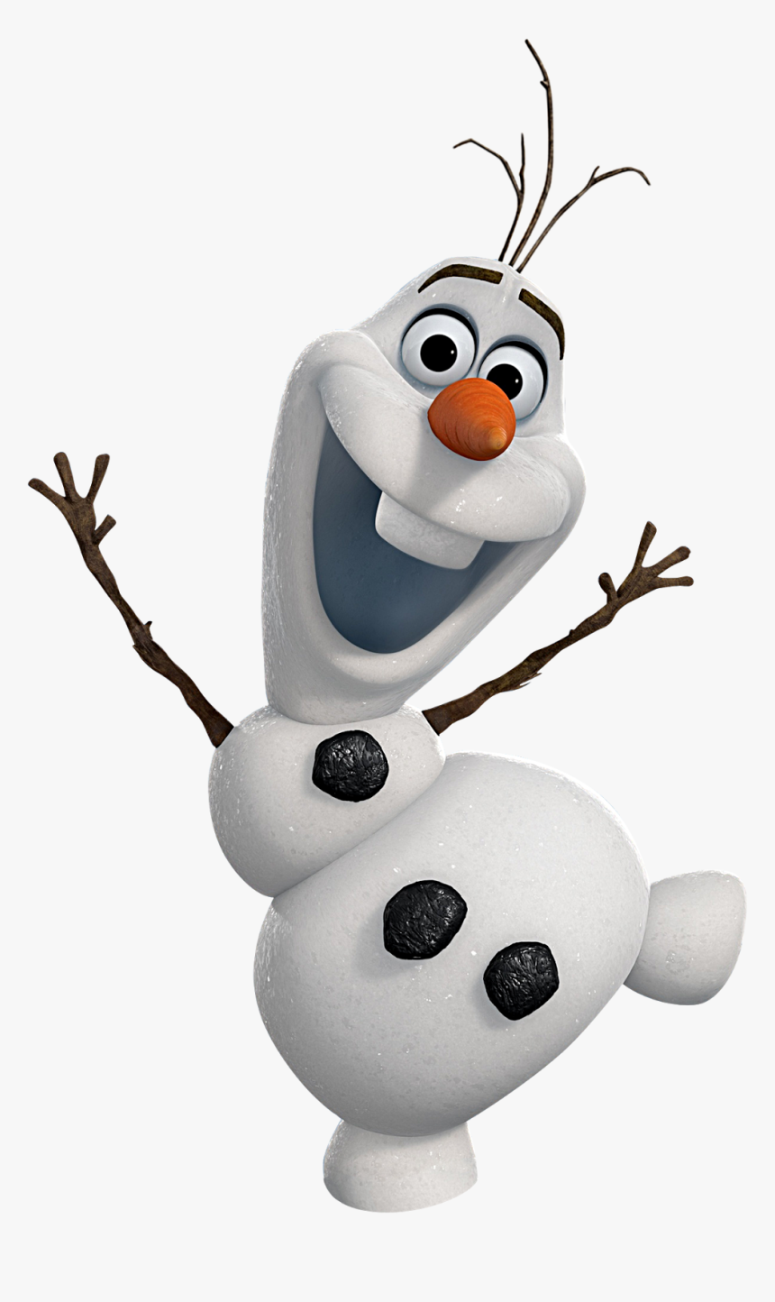 Free Frozen Clip Art - Olaf The Snowman, HD Png Download - kindpng
