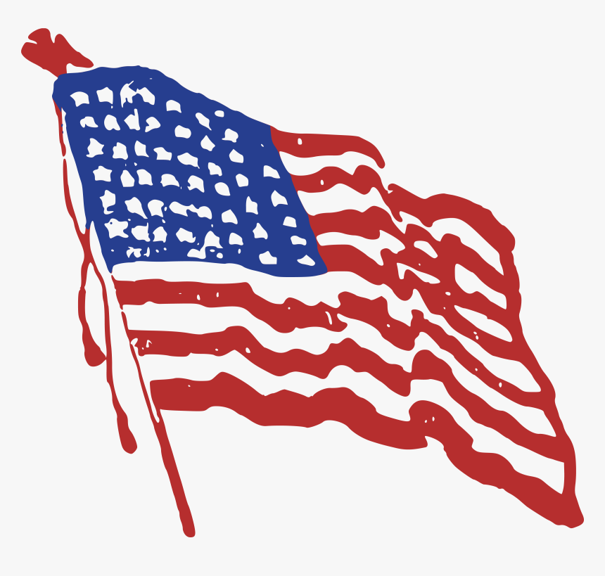 Free Of A Rippling American, HD Png Download, Free Download