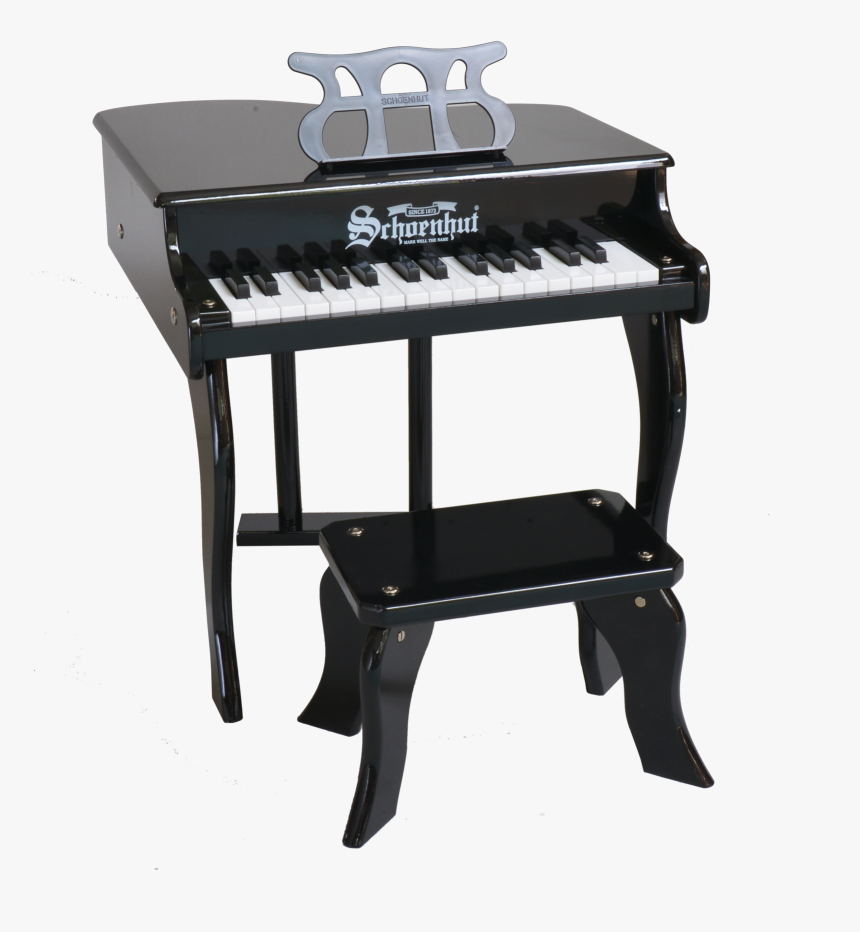 Schoenhut Fancy Baby Grand Piano 30-key Black - Red Schoenhut Baby Piano, HD Png Download, Free Download