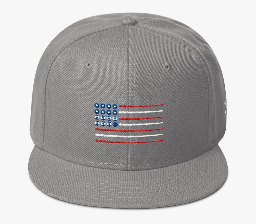 Pool Flag Red White Blue Snapback - Baseball Cap, HD Png Download, Free Download