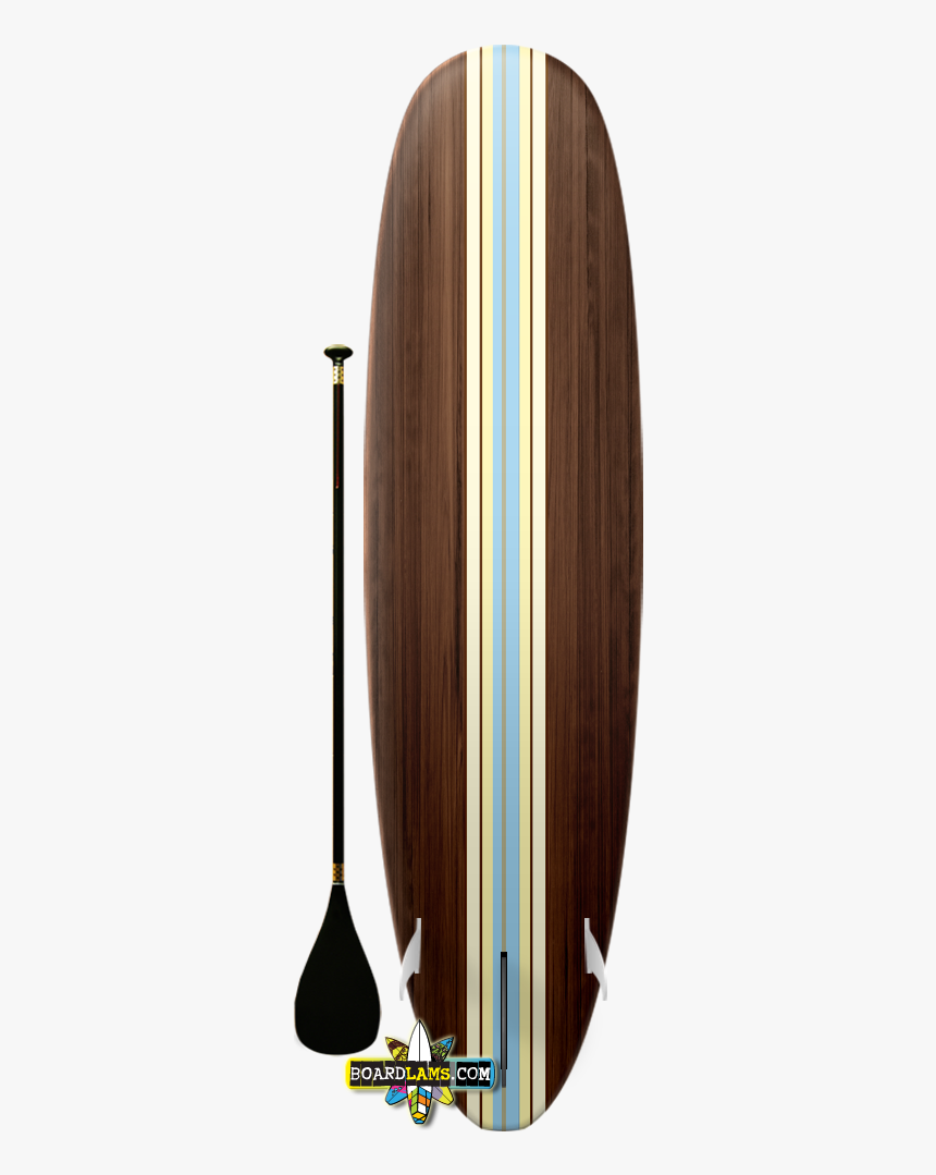 Walnut & Classic 70"s Pinstripes"
 Class= - Surfboard, HD Png Download, Free Download