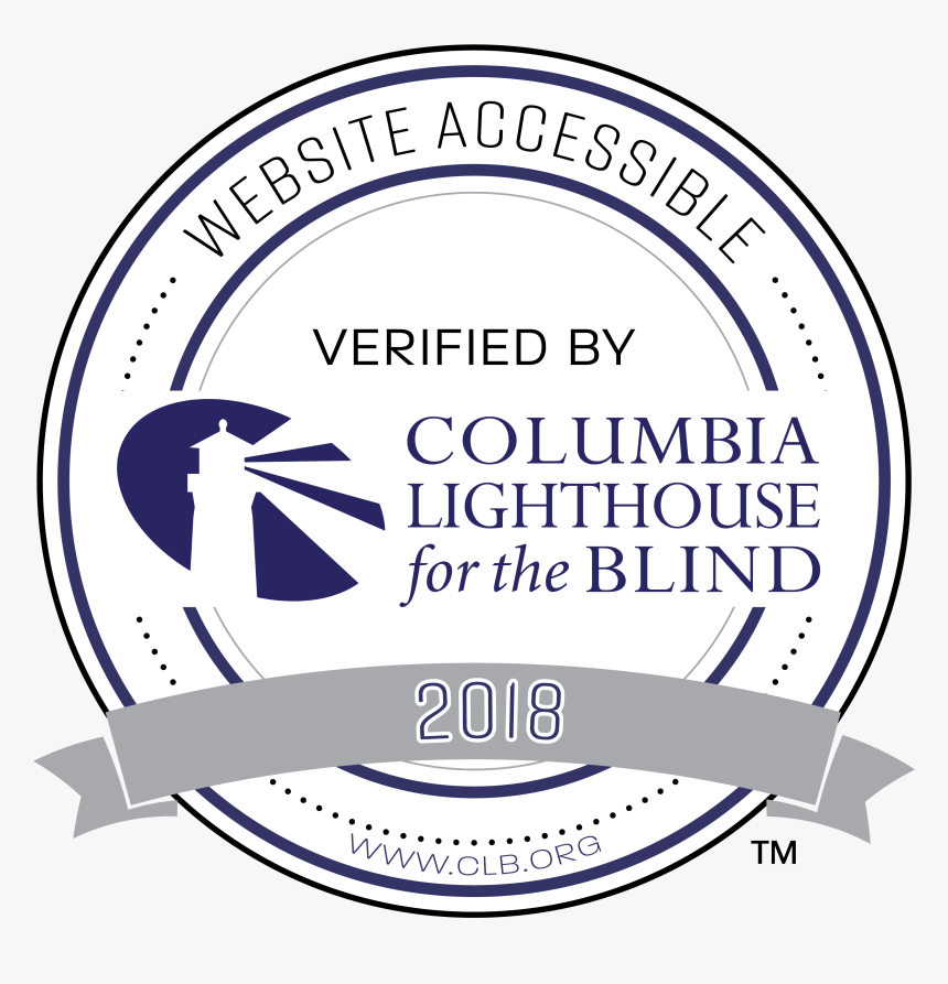 Verified By Columbia Lighthouse For The Blind - Clb Seal 2019 Png, Transparent Png, Free Download