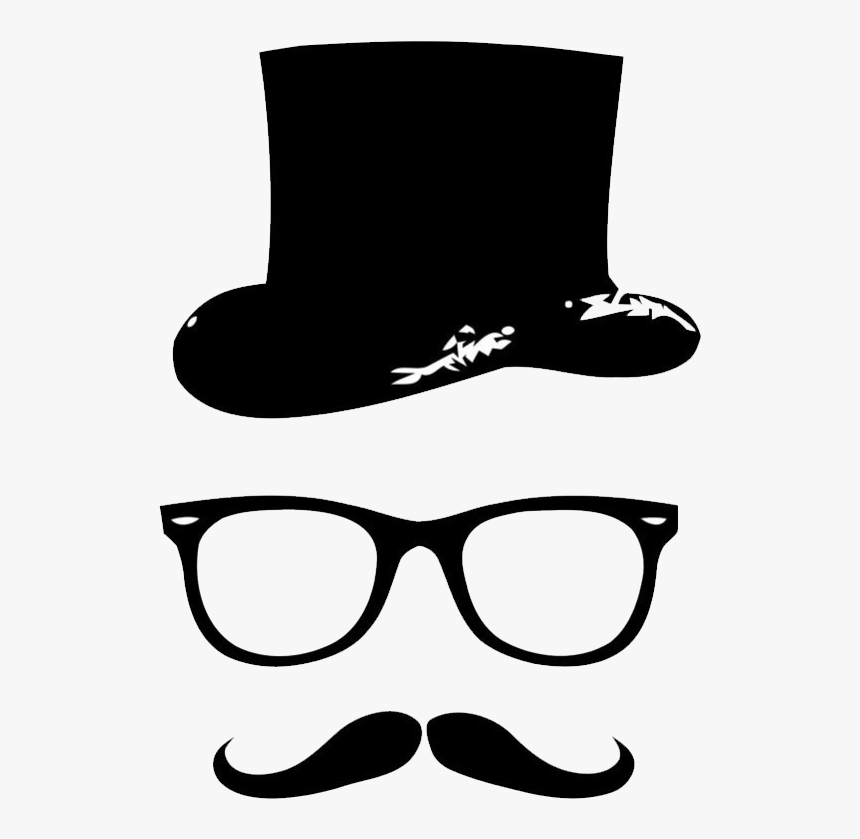 Wall Wallpaper Polyvinyl Decal Mustach Chloride Beard - Beard Gentleman, HD Png Download, Free Download