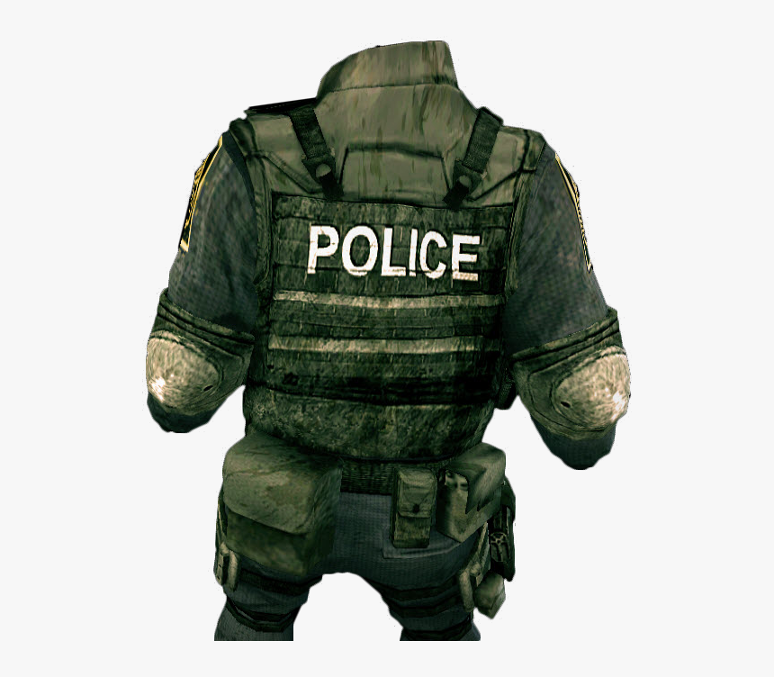 Dead Rising Swat Outfit 2 Back - Soldier Back Png, Transparent Png, Free Download